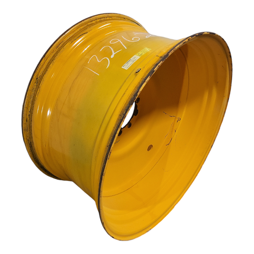 [NTS-132962] 24"W x 46"D, Hagie Yellow 10-Hole Formed Plate , -6.81" Offset