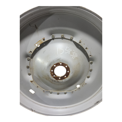 [NTS-135838] 8-Hole Waffle Disc (Groups of 3 Bolts) Center for 38"-54" Rim, Agco Corp Gray