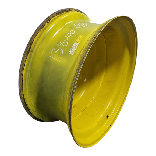 [NTS-138000] 18"W x 42"D, John Deere Yellow 10-Hole Dolly Dual-Inside , -15.38" Offset
