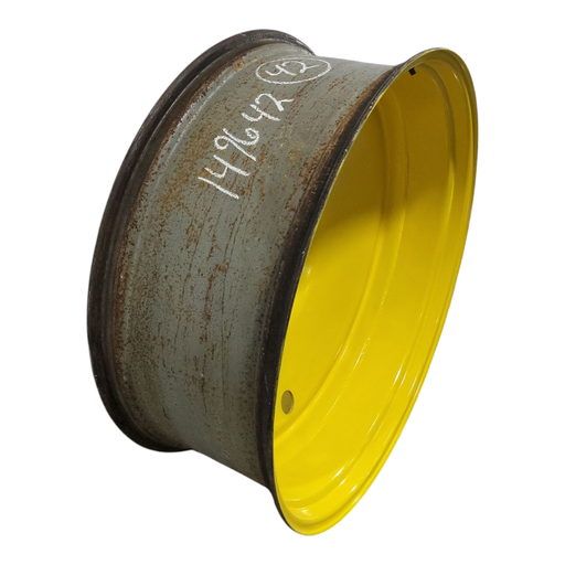 [NTS-149642] 16"W x 42"D, John Deere Yellow 10-Hole Formed Plate