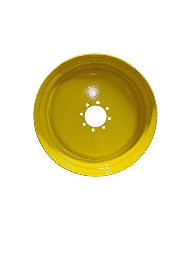 [NTS-149695] 28"W x 30.5"D, John Deere Yellow 8-Hole Formed Plate