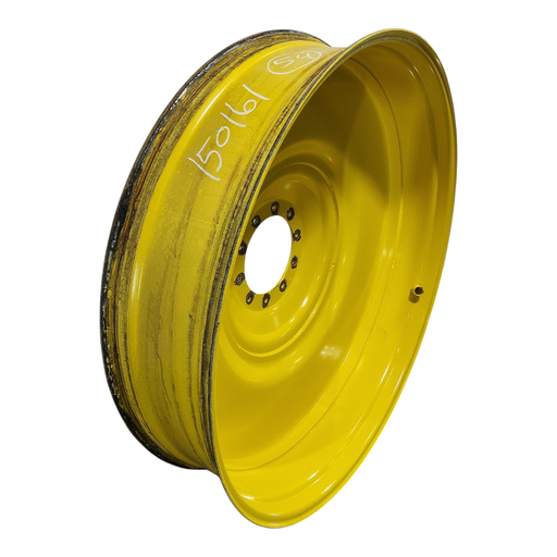 [NTS-150161] 12"W x 54"D, John Deere Yellow 10-Hole Formed Plate