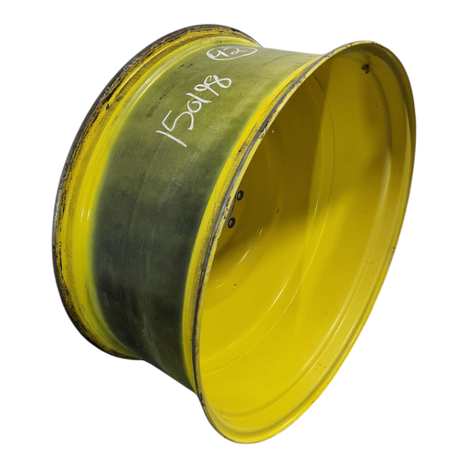 [NTS-150198] 18"W x 42"D, John Deere Yellow 10-Hole Formed Plate