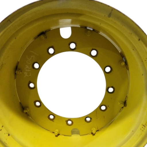 [NTS-150212] 12-Hole Clamp/Loop Style Center for 26" Rim, John Deere Yellow