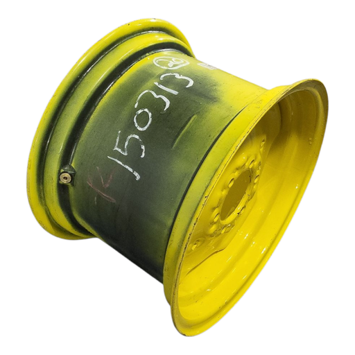 [NTS-150313] 14"W x 20"D, John Deere Yellow 6-Hole Stamped Plate