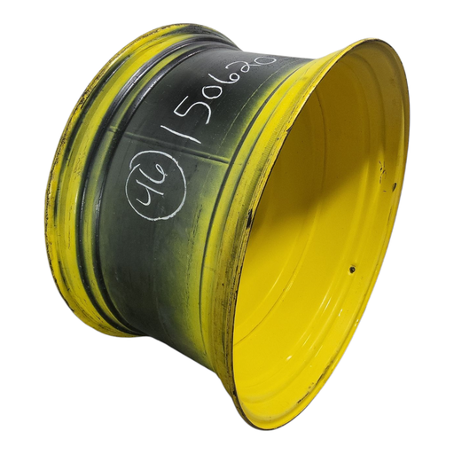 [NTS-150620] 25"W x 46"D, John Deere Yellow 12-Hole Formed Plate