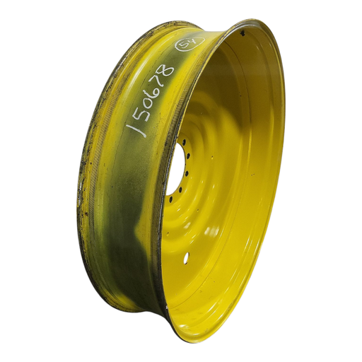 [NTS-150678] 12"W x 54"D, John Deere Yellow 10-Hole Formed Plate