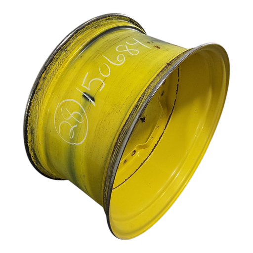 [NTS-150684] 15"W x 28"D, John Deere Yellow 12-Hole Waffle Wheel (Groups of 3 bolts)