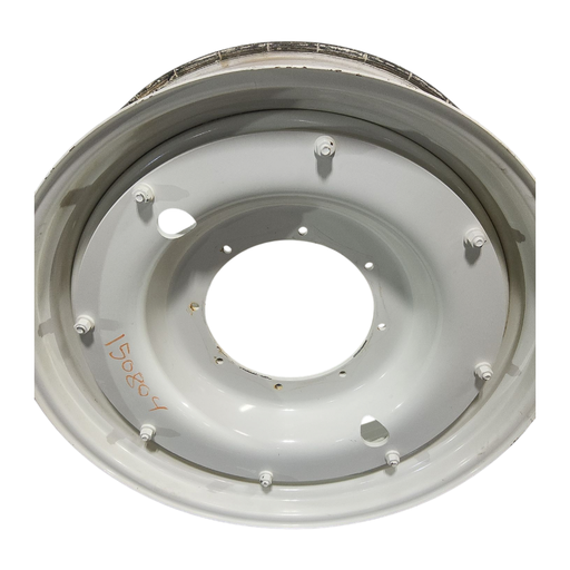 [NTS-150804] 8-Hole Stub Disc Center for 38"-54" Rim, New Holland White