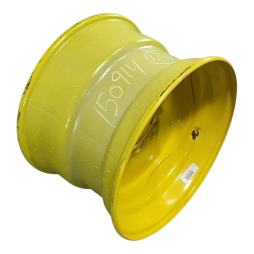 [NTS-150914] 12.25"W x 19.5"D, John Deere Yellow 8-Hole Formed Plate