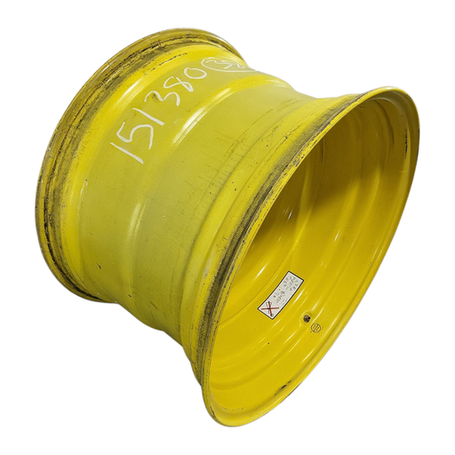 [NTS-151380] 21"W x 32"D, John Deere Yellow 10-Hole Formed Plate