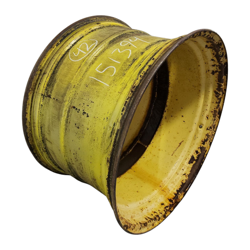 [NTS-151394] 25"W x 42"D, John Deere Yellow 10-Hole Formed Plate