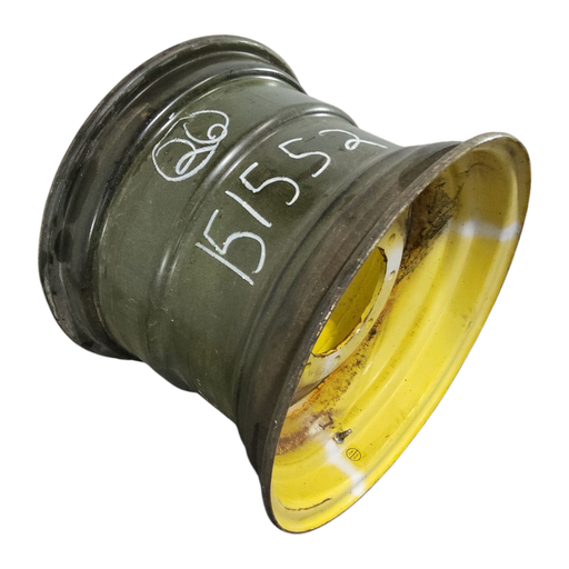 [NTS-151552] 20"W x 26"D, John Deere Yellow 8-Hole Formed Plate , 4.75" Offset