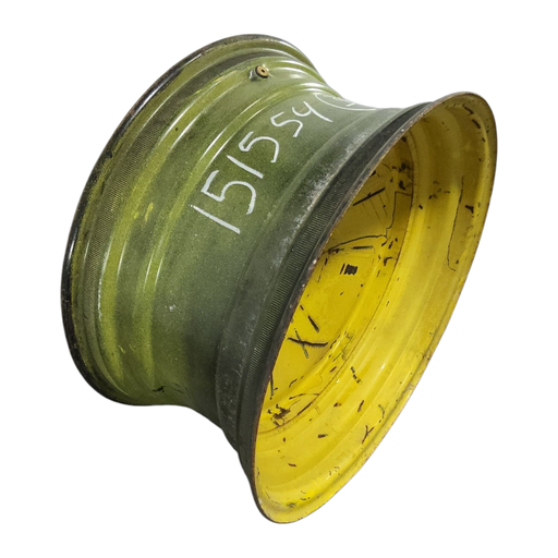 [NTS-151554] 15"W x 30"D, John Deere Yellow 8-Hole Formed Plate