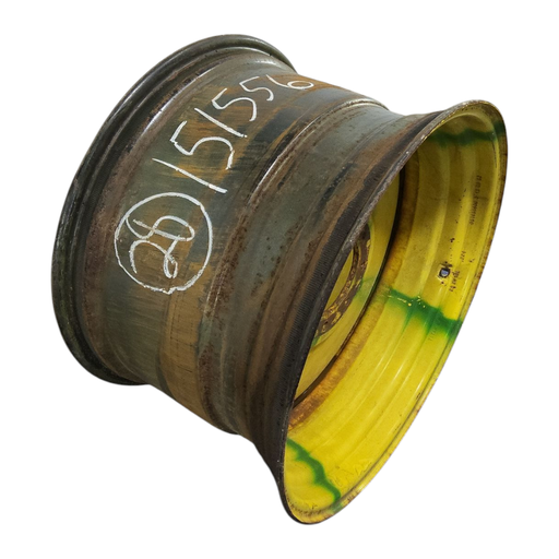 [NTS-151556] 18"W x 28"D, John Deere Yellow 8-Hole Formed Plate