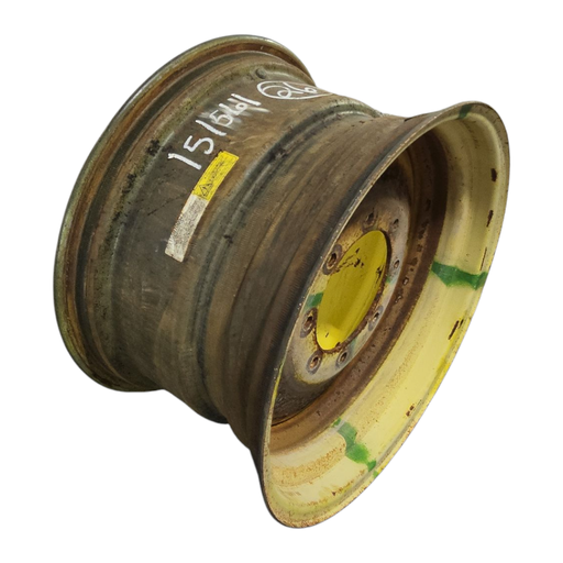 [NTS-151561] 16"W x 26"D, John Deere Yellow 8-Hole Formed Plate