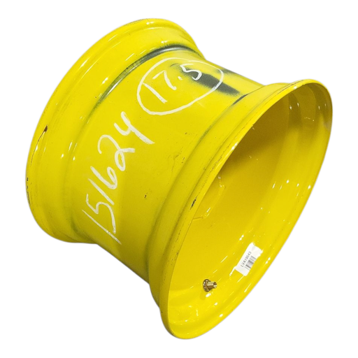 [NTS-151624] 10.5"W x 17.5"D, John Deere Yellow 6-Hole Skid Steer , -3.38" Offset