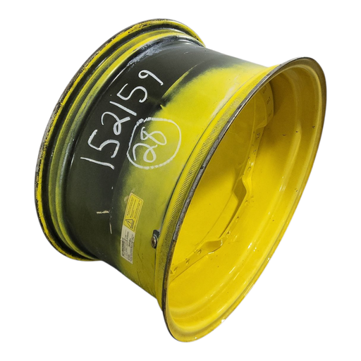 [NTS-152159] 15"W x 28"D, John Deere Yellow 12-Hole Waffle Wheel (Groups of 3 bolts) , -1.38" Offset