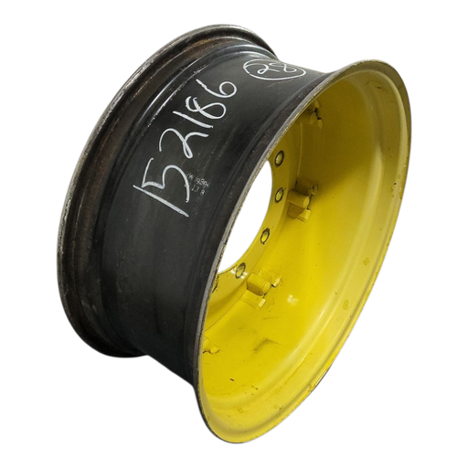 [NTS-152186] 12"W x 28"D, John Deere Yellow 8-Hole Rim, Clamp/Loop Style