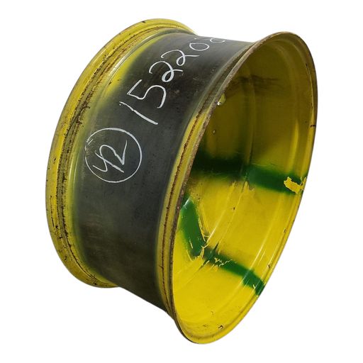 [NTS-152208] 18"W x 42"D, John Deere Yellow 10-Hole Formed Plate