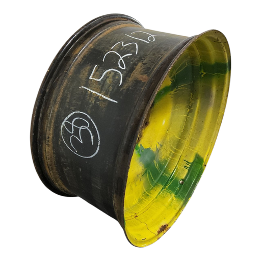 [NTS-152312] 18"W x 38"D, John Deere Yellow 10-Hole Formed Plate , -3.25" Offset