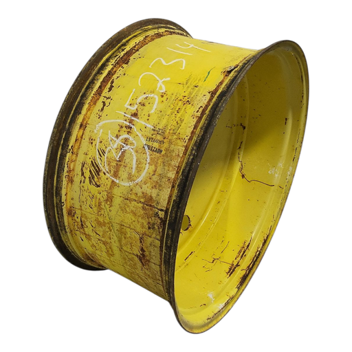 [NTS-152314] 18"W x 38"D, John Deere Yellow 10-Hole Formed Plate , -6.62" Offset