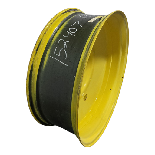 [NTS-152407] 16"W x 46"D, John Deere Yellow 10-Hole Formed Plate , -6.88" Offset