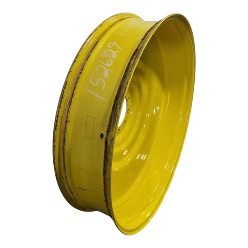 [NTS-152629] 12"W x 54"D, John Deere Yellow 10-Hole Formed Plate , -9.25" Offset