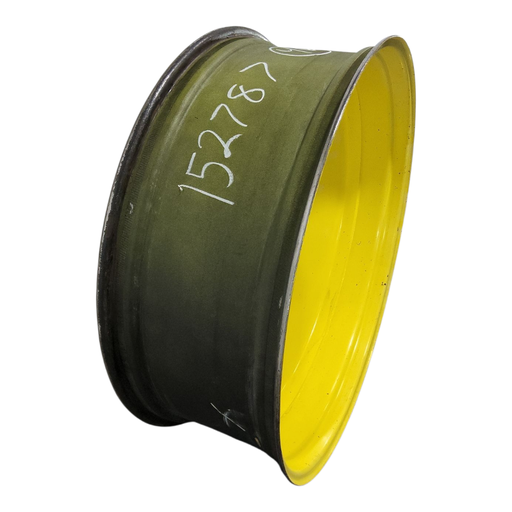 [NTS-152787] 16"W x 46"D, John Deere Yellow 10-Hole Formed Plate , -6.88" Offset