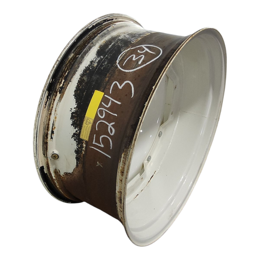 [NTS-152943] 15"W x 34"D, New Holland White 8-Hole Waffle Wheel (Groups of 2 Bolts)