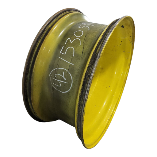 [NTS-153059] 18"W x 42"D, John Deere Yellow 10-Hole Dolly Dual , -15.12" Offset