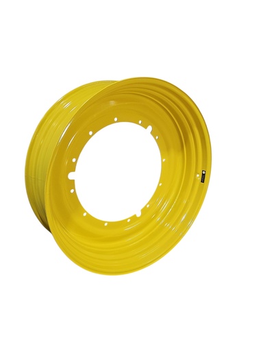[NTS-153155] 15"W x 50"D, John Deere Yellow 12-Hole Stub Disc , -3.38" Offset
