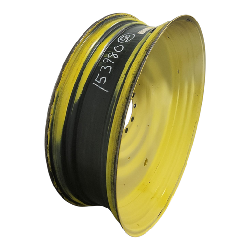 [NTS-153980] 15"W x 50"D, John Deere Yellow 10-Hole Formed Plate , -6.88" Offset