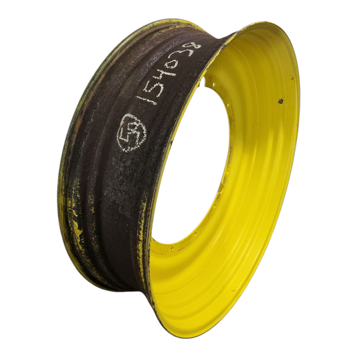 [NTS-154038] 15"W x 50"D, John Deere Yellow 12-Hole Stub Disc , -3.38" Offset