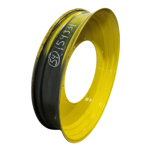 [NTS-154331] 10"W x 54"D, John Deere Yellow 12-Hole Stub Disc , -3.25" Offset