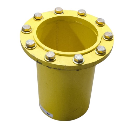 [111288Y] 8 to 10-Hole 17"L Hub Extension, John Deere Yellow