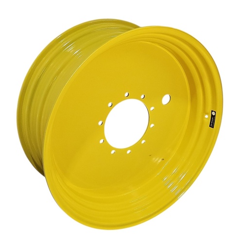 [NTS-161770] 15"W x 38"D, John Deere Yellow 10-Hole Flat Plate , 0.5" Offset