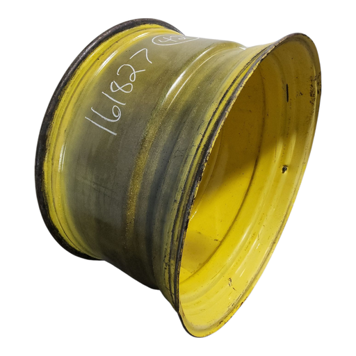 [NTS-161827] 23"W x 42"D, John Deere Yellow 10-Hole Formed Plate , -13.88" Offset