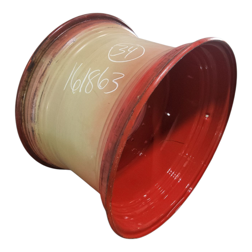 [NTS-161863] 23"W x 34"D, Fendt/Agco Red 12-Hole Flat Plate , -2.75" Offset