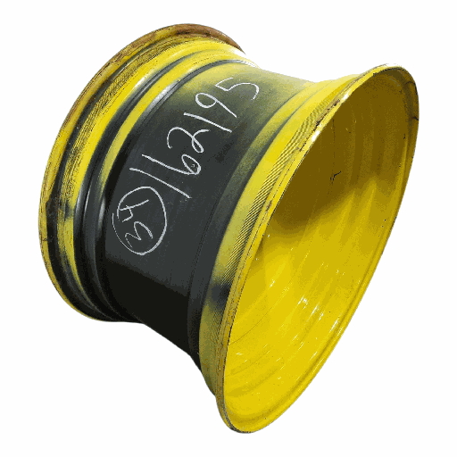 [NTS-162195] 20"W x 34"D, John Deere Yellow 12-Hole Formed Plate , 2.59" Offset