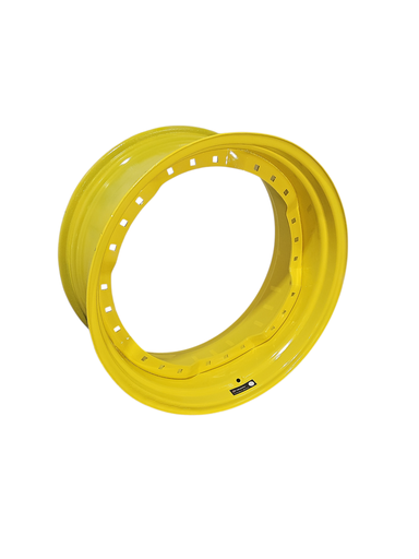 [NTS-166017] 15"W x 34"D, John Deere Yellow 12-Hole Waffle Wheel (Groups of 3 bolts)