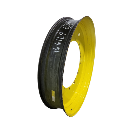 [NTS-166169] 10"W x 54"D, John Deere Yellow 12-Hole Stub Disc , -3.25" Offset