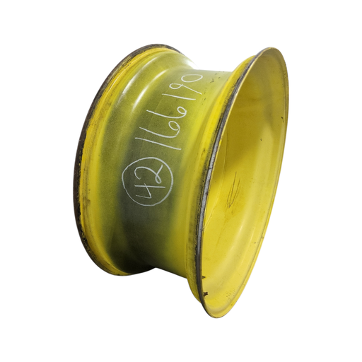 [NTS-166190] 18"W x 42"D, John Deere Yellow 10-Hole Dolly Dual-Outside , -13.38" Offset