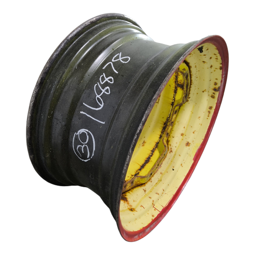 [NTS-168878] 15"W x 30"D, John Deere Yellow 12-Hole Waffle Wheel (Groups of 3 bolts)