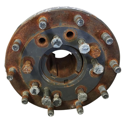 [T007270] 10-Hole Wedg-Lok OE Style, 4.33" (110.01mm) axle, Agco Corp Gray