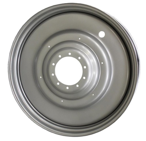 [28011] 16"W x 42"D, Case IH Silver Mist 10-Hole Formed Plate , -6.88" Offset