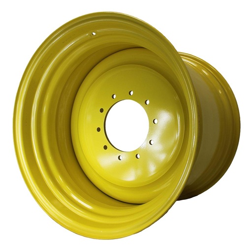 [051361200Y] 27"W x 32"D, John Deere Yellow 10-Hole Formed Plate , 2.94" Offset