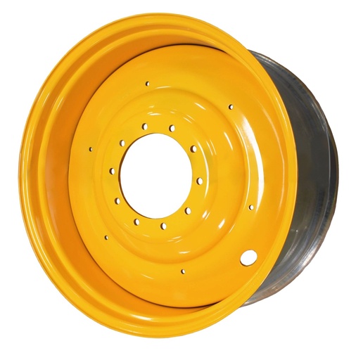 [62866] 18"W x 38"D, Hagie Orange 10-Hole Formed Plate Sprayer , -6.38" Offset