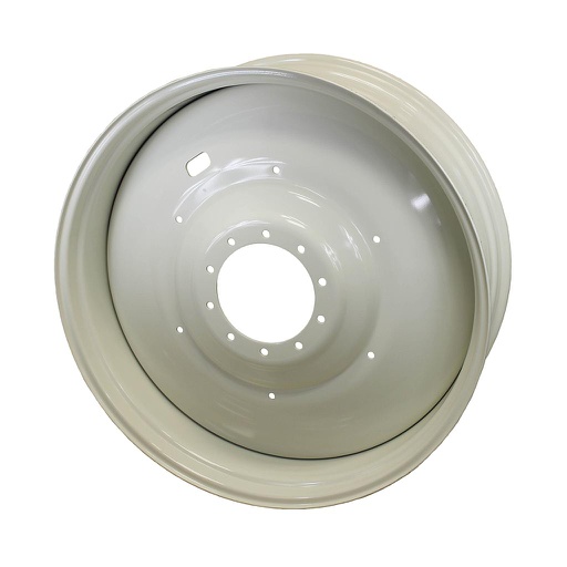[12927W(SIS)] 10"W x 50"D, New Holland White 10-Hole Formed Plate