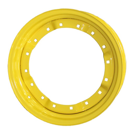 [28498] 10"W x 24"D, John Deere Yellow 8-Hole Waffle Wheel (Groups of 3 bolts)